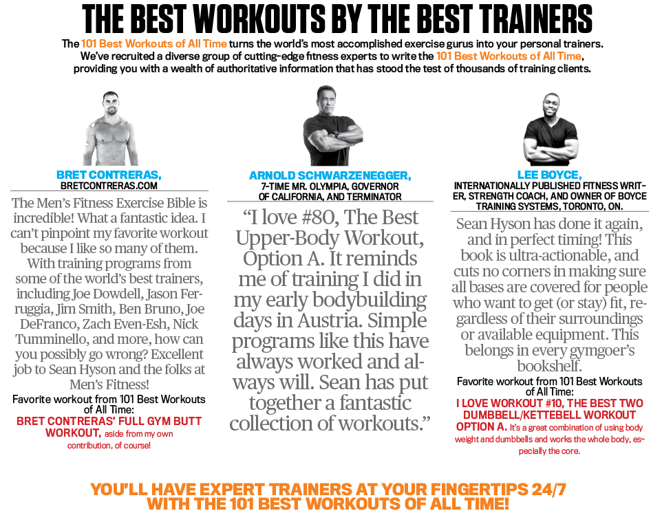 THE BEST WORKOUTS BY THE BEST TRAINERS